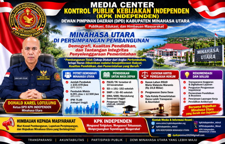 Infografis KPK Independen Minahasa Utara