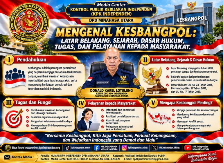Mengenal Kesbangpol Minahasa Utara