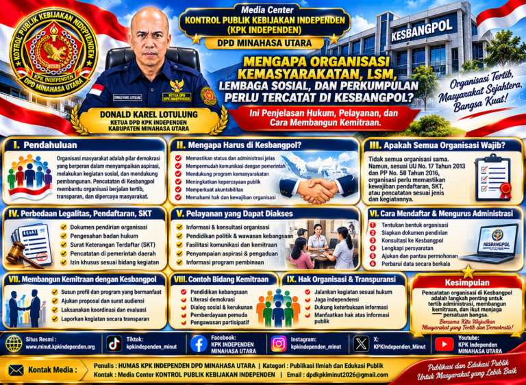 Panduan Pendaftaran Organisasi di Kesbangpol