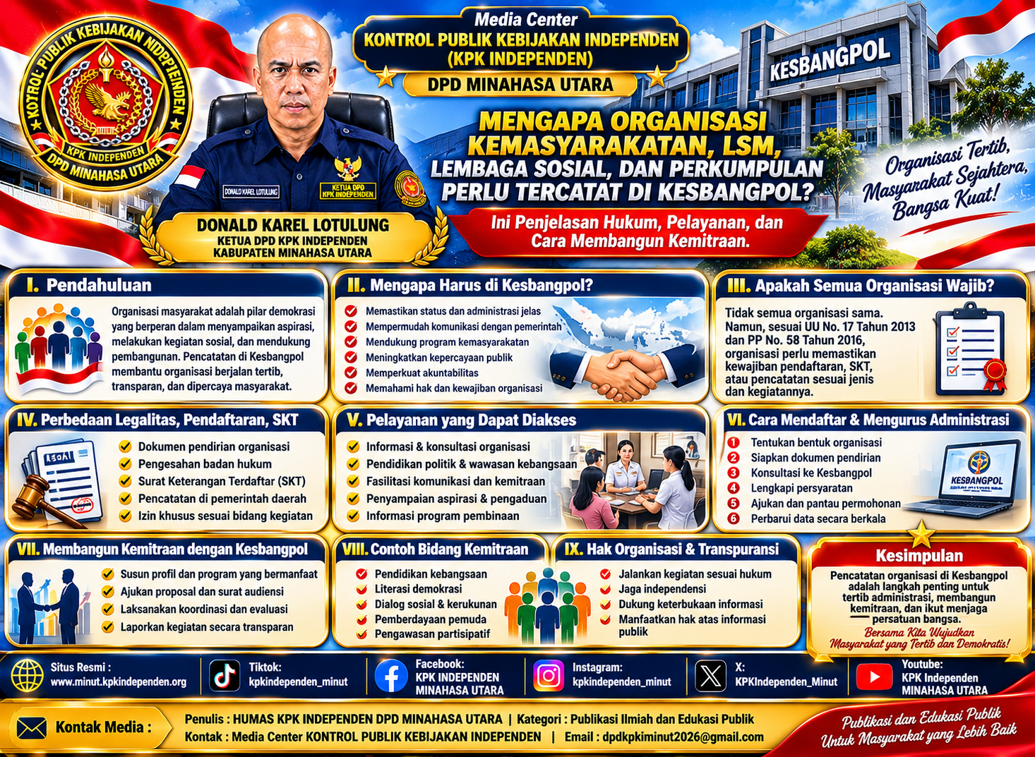 Panduan Pendaftaran Organisasi di Kesbangpol