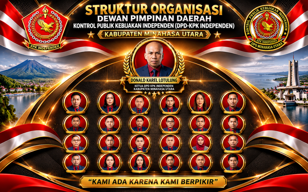 Struktur Organisasi DPD Minahasa Utara